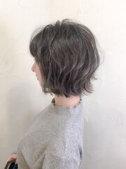 【reir下北沢】*エッジショート+セピアグレージュ*