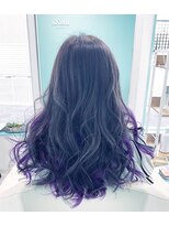 ワクヘアー(WaKu hair)&nbsp;インナーパープル