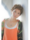 マニッシュショート・大人かわいい・耳周りスッキリ