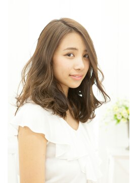 モッズヘア 足利(mod'hair) 【mod's hair　足利】ミディstyle☆無造作カール×小顔レイヤー