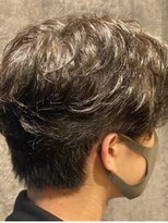 ヒロギンザバーバーショップ 大宮店(HIRO GINZA BARBER SHOP)&nbsp;センターパートパーマスタイル