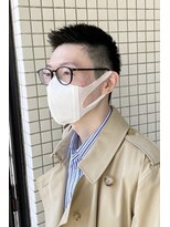 エヌドットバーバー ヒロオ(N.BARBER HIROO) ネオソフトモヒカンショート<広尾><恵比寿><理容室>