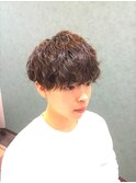 爽やかウェーブマッシュ/スパイラルパーマ