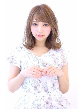 オーロ 宝塚店(ORO) 20代30代40代透明感マロンベージュニュアンスカラーAラインボブ