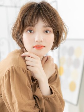 エイトサロン 八潮(8salon) 八潮/髪質改善/ゴールドベージュ×マッシュボブショートb