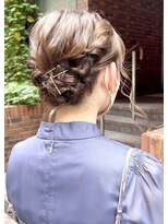 ウィーク 梅田(UiiC)&nbsp;パーティヘアセット▲ニュアンスアレンジ【uiic umeda中沢恵理】