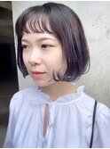 ボブ/ラベンダーカラー/バイオレットカラー/髪質改善