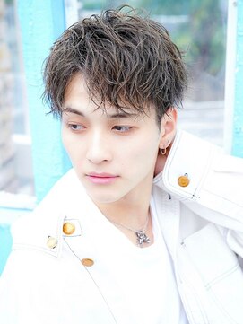 ドーバー 中野(Dover) メンズ/束感ショート　波巻きパーマツイストスパイラル