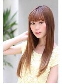 ストレート軽やかロング　