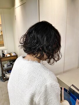 ルーカス(LUCAS) 【坂平枝理加】しっかりリッジのあるボブパーマ