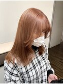 オレンジベージュ/オレンジカラー/ベージュカラー
