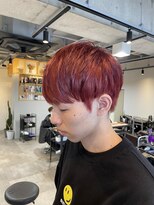 レオン(Re:ON)&nbsp;メンズダブルカラー×レッド