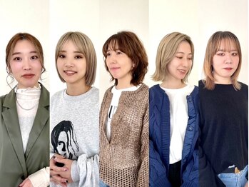 ヘアーメイク セルクル(hair make cercle)の写真/《8割が女性スタッフ》柔らかな雰囲気の店内で癒しのひと時を☆女性ならではの細やかな気配りが人気の秘訣