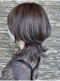 ミディアムネオネオウルフ　アッシュブラウン