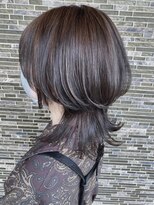 ヘアーアトリエ ラフェル(hair atelier Rafel)&nbsp;ミディアムネオネオウルフ　アッシュブラウン