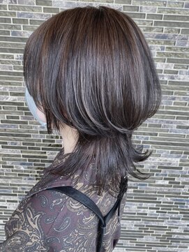 ヘアーアトリエ ラフェル(hair atelier Rafel) ミディアムネオネオウルフ　アッシュブラウン