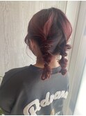 ツインヘアアレンジ