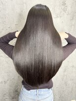 ルーツアイリー 心斎橋(ROOTS IRIE)&nbsp;髪質改善　髪質改善カラー　暗めカラー　黒髪ストレート　透明感