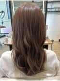 ミルクティーベージュダブルカラーケアブリーチインナーカラー