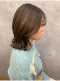 くびれボブ×ハイライト