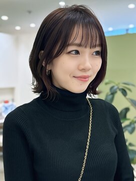ガレリア 名駅オーキッドビル店(GALLARIA) ナチュラルボブ/大人ショートボブ/前髪あり/20代30代