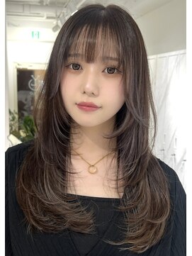 ヘアーサロン アモル(HAIR SALON Amor) ハイライトレイヤーカットエクステイルミナカラー縮毛矯正
