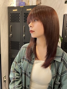 ヴァイス 新宿店(VAICE) レッドカラーレイヤースタイル