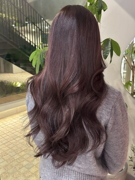 クム(kumu) 【kumu】ブリーチなし/暖色系カラー/ワインレッド