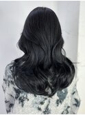 美髪韓国ヘア顔周りレイヤーロング_ba541221