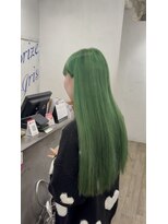 エイト 池袋店(EIGHT ikebukuro) グリーン/ケアブリーチ/ハイトーン