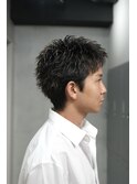 渋谷スパイキーショートパーマ刈り上げショート