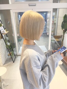 オーブ ヘアー プリモ 盛岡店(AUBE HAIR primo) ホワイトミルクティー