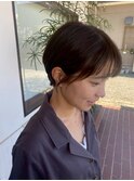 ショート［藤枝/藤枝駅/髪質改善/縮毛矯正/メンズ/眉毛]