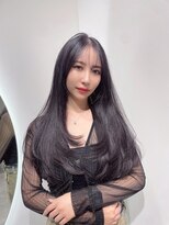 ベール(Vale)&nbsp;レイヤーカット/ネイビー/30代/20代