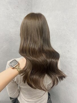 ネウィ 所沢(newi) ブリーチなしWカラー　ヘーゼルベージュ