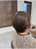 【渡邊】大人ハイライト×ショートヘアー