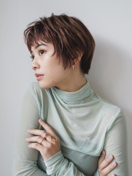 メモリーズ 表参道(Memories) 大人かわいい小顔ショートショートヘア30代40代50代白髪ぼかし