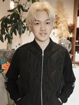 ウィム(wim)&nbsp;『メンズハイトーン』メンズカラー/ブロンドヘア/無造作ショート