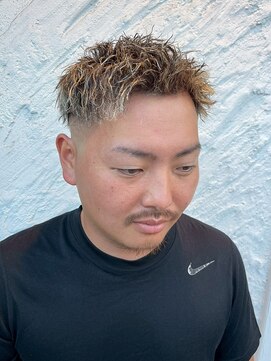 一鳳庵　【イオアン】 ハイライト　フェード 波巻きツイストスパイラル