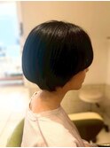 グラデーションショートボブ