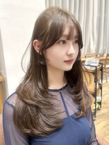 バイオレット 表参道店(Violet) ロングレイヤーカットハッシュカット顔周りカット髪質改善表参道