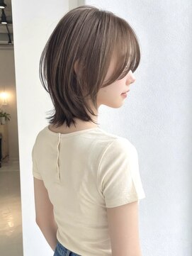 トーン 上大岡(tone.) ミディアムレイヤー”レイヤーカット*髪質改善*ベージュブラウン