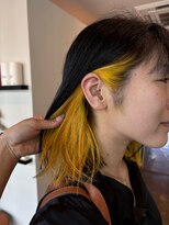 ヘアールーム(Hair Room)&nbsp;インナーカラー　ビビットイエロー