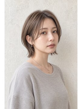 テト(teto) ひし形ショート30代40代50代丸顔／天六ショート