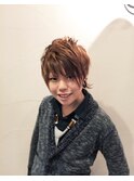♯ちょこっとツーブロックアシンメトリーショート