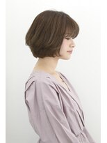 ヘアアンドケア エジェリラボ(hair&care egerie lab)&nbsp;無造作カールが大人かわいいミディボブでひし形シルエット