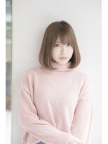 アフロディーテ ギンザ 秋葉原店(APHRODITE GINZA)&nbsp;外ハネボブ/セクションカラー/ペールベージュ/秋葉原