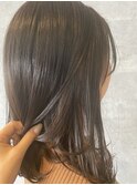 簡単コテ巻き◎ぴんくベージュ