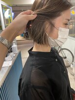 ノラ シブヤ(NORA)&nbsp;イヤリングカラー.インナーカラー.インナーハイライト。木原