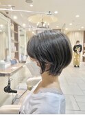 【大人可愛い】くせ毛でも出来る☆短過ぎないショートボブ